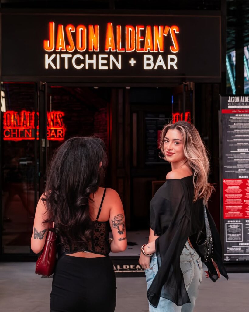 Exterior of Jason Aldean's kitchen and Rooftop bar